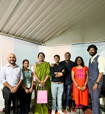 Employees attending an LGBTQ+ awareness workshop