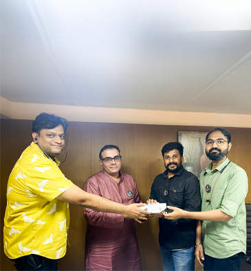 RazorSign team members welcoming a new client
